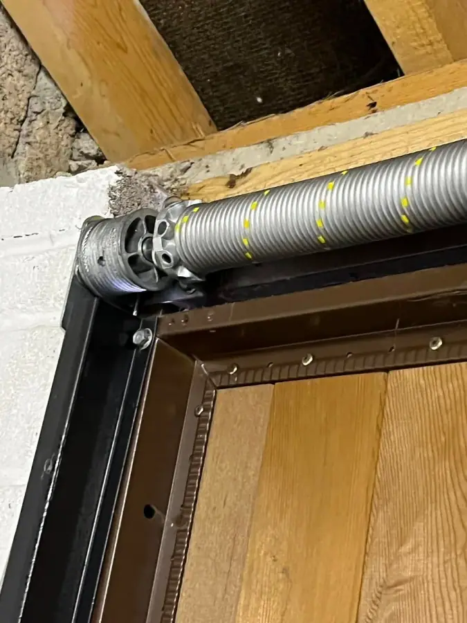 Replacement garage door spring